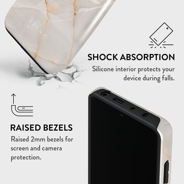 Vanilla Sand - Marble Xiaomi Redmi Note 12 Pro 5G Case Online Sale - Image 4