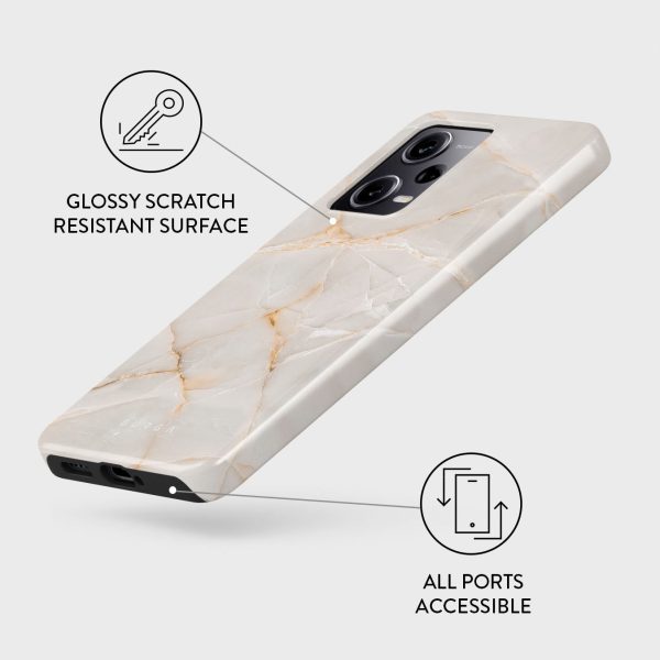 Vanilla Sand - Marble Xiaomi Redmi Note 12 Pro 5G Case Online Sale - Image 3