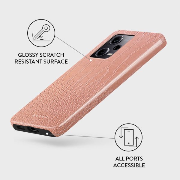 Pink Croco - Xiaomi Redmi Note 12 Pro 5G Case Online Hot Sale - Image 3