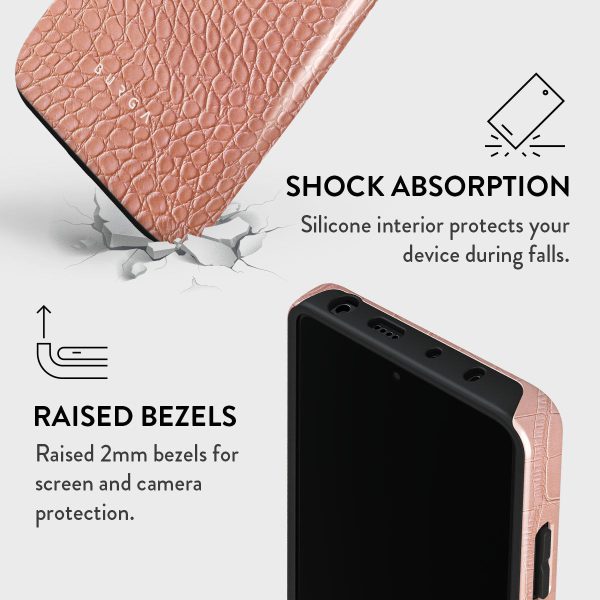 Pink Croco - Xiaomi Redmi Note 12 Pro 5G Case Online Hot Sale - Image 4