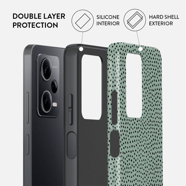 Mint Gelato - Dots Xiaomi Redmi Note 12 Pro 5G Case For Sale - Image 2
