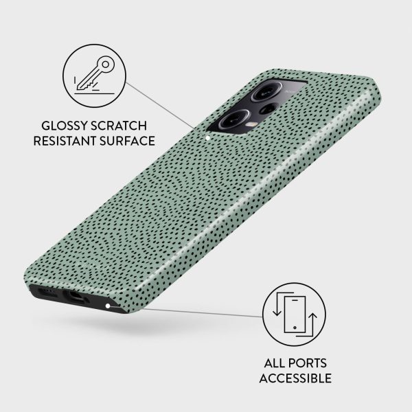 Mint Gelato - Dots Xiaomi Redmi Note 12 Pro 5G Case For Sale - Image 3