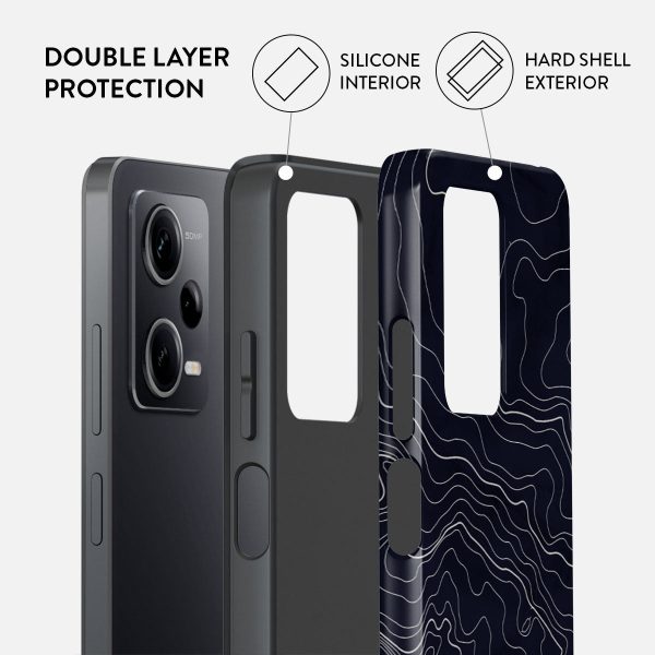 Drifting Shores - Line Art Xiaomi Redmi Note 12 Pro 5G Case Cheap - Image 2