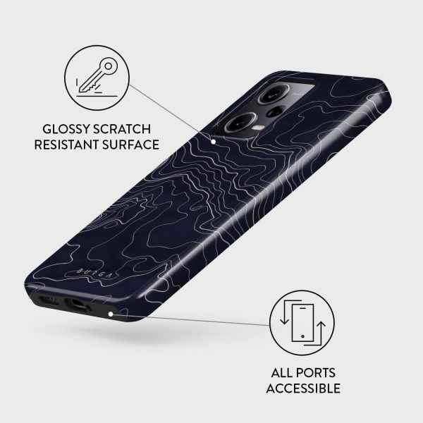 Drifting Shores - Line Art Xiaomi Redmi Note 12 Pro 5G Case Cheap - Image 3