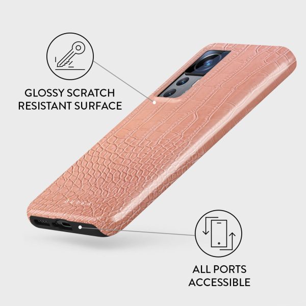 Pink Croco - Xiaomi 12T Pro Case Online Hot Sale - Image 3