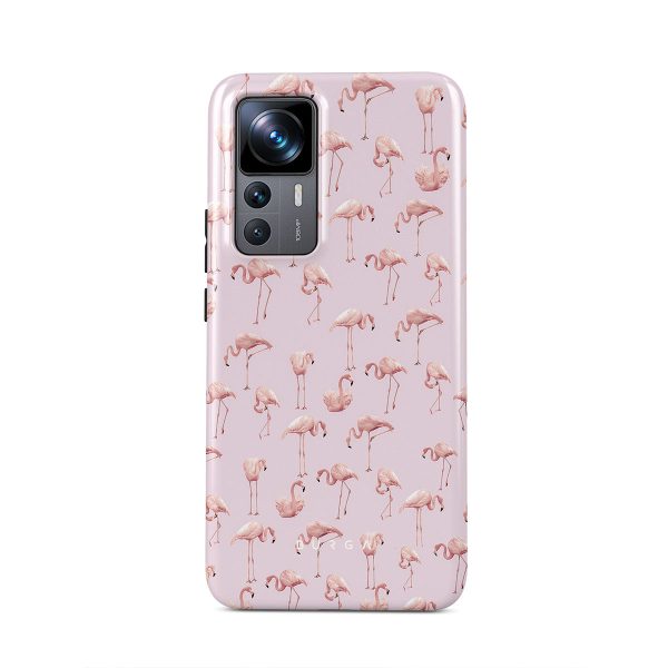 Nostalgic Pink - Flamingos Xiaomi 12T Pro Case For Cheap