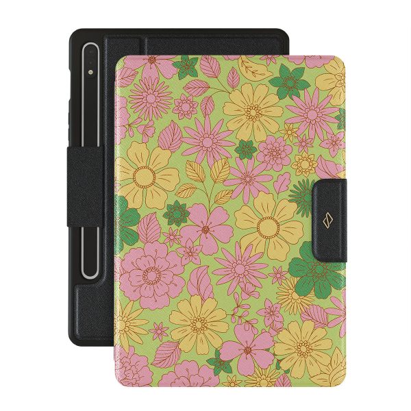 Amalfi Coast - Colorful Floral Samsung Galaxy Tab S9+ Case For Discount