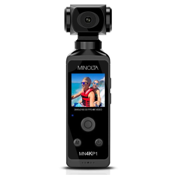 Minolta MN4KP1 4K Ultra HD Pocket Camcorder w WiFi & Waterproof Housing (Black) Cheap