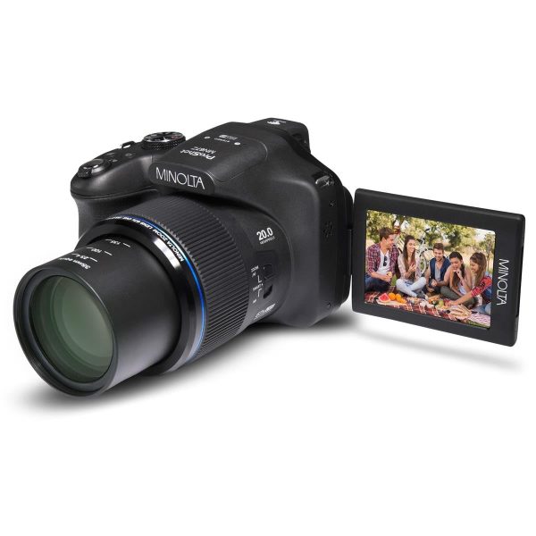 Minolta MN67Z 20 MP   1080P FHD Bridge Digital Camera w 67x Optical Zoom (Black) For Discount - Image 4
